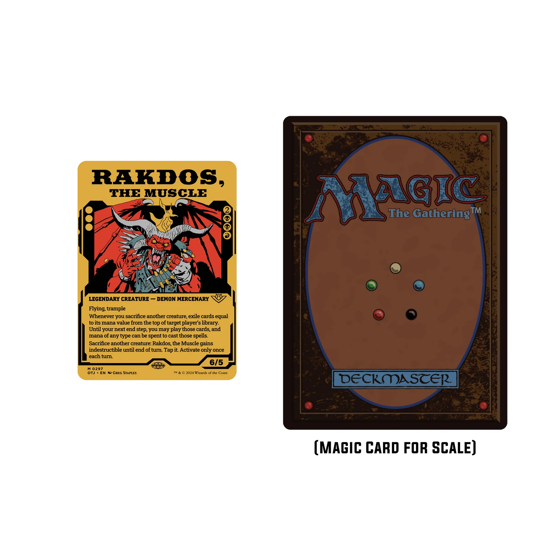 Outlaws of Thunder Junction - Pinfinity Limited Edition AR-Enhanced Pin (Rakdos, The Muscle) - Outlaws of Thunder Junction (OTJ) - Image 3