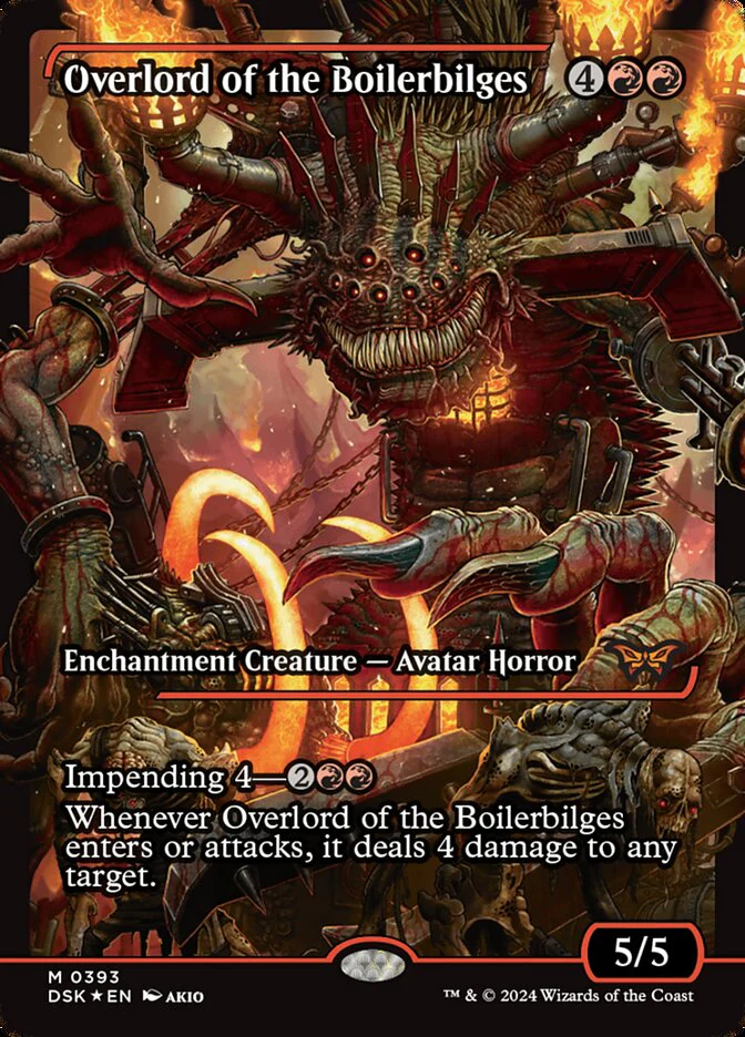Overlord of the Boilerbilges - [Foil, Showcase] Duskmourn: House of Horror (DSK)