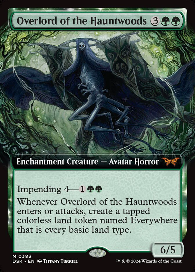Overlord of the Hauntwoods - [Extended Art] Duskmourn: House of Horror (DSK)