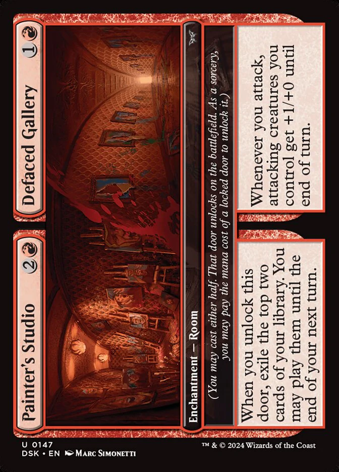 Painter's Studio // Defaced Gallery - Duskmourn: House of Horror (DSK)