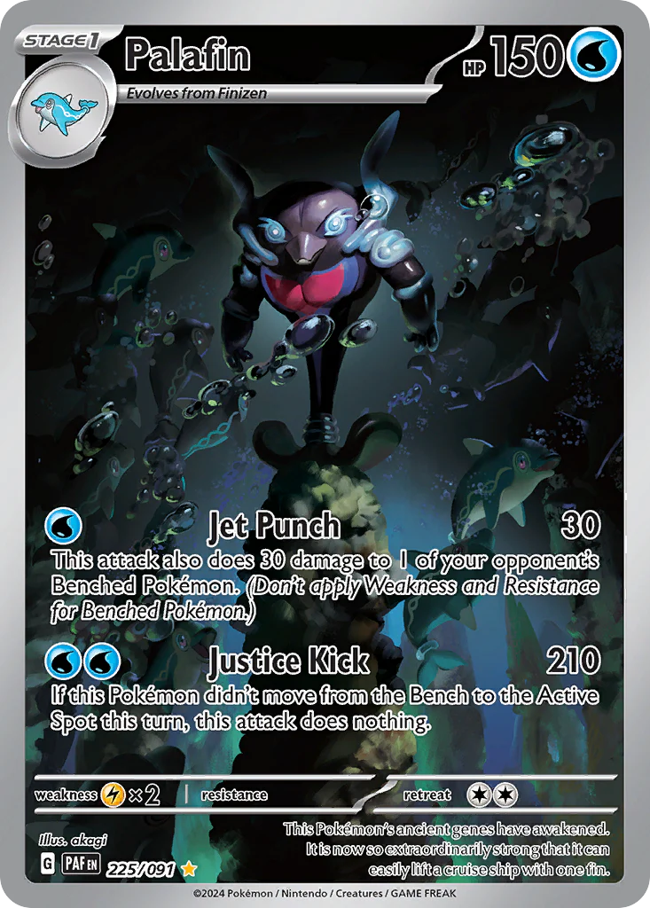 Palafin (225/91) - [Illustration Rare] Paldean Fates (PAF)