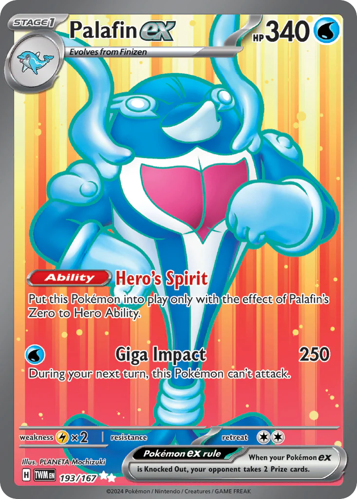 Palafin ex (193/167) - [Full Art] Twilight Masquerade (TWM)