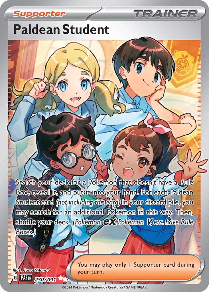 Paldean Student (230/91) - [Full Art] Paldean Fates (PAF)