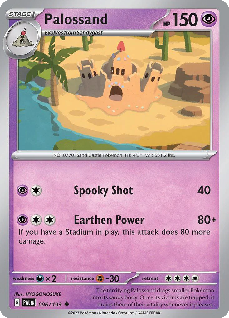 Palossand (96/193) - [Reverse Holo] Paldea Evolved (PAL)