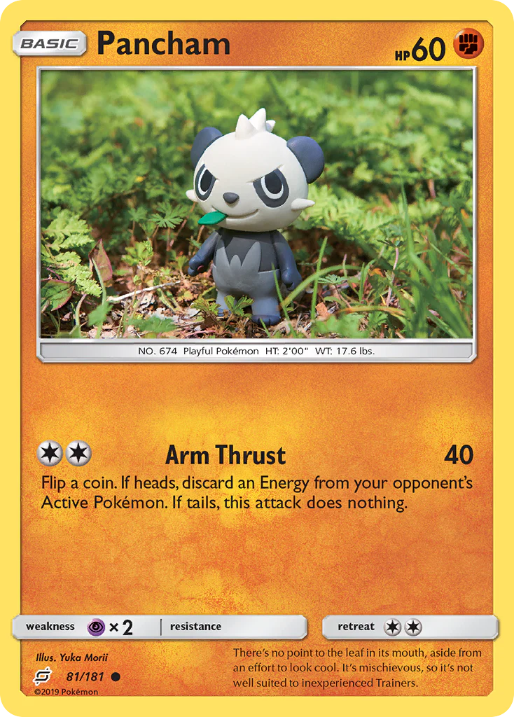 Pancham (81/181) - [Reverse Holo] Team Up (TEU)