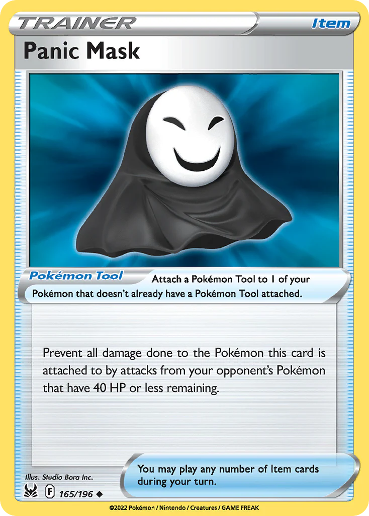 Panic Mask (165/196) - [Reverse Holo] Lost Origin (LOR)