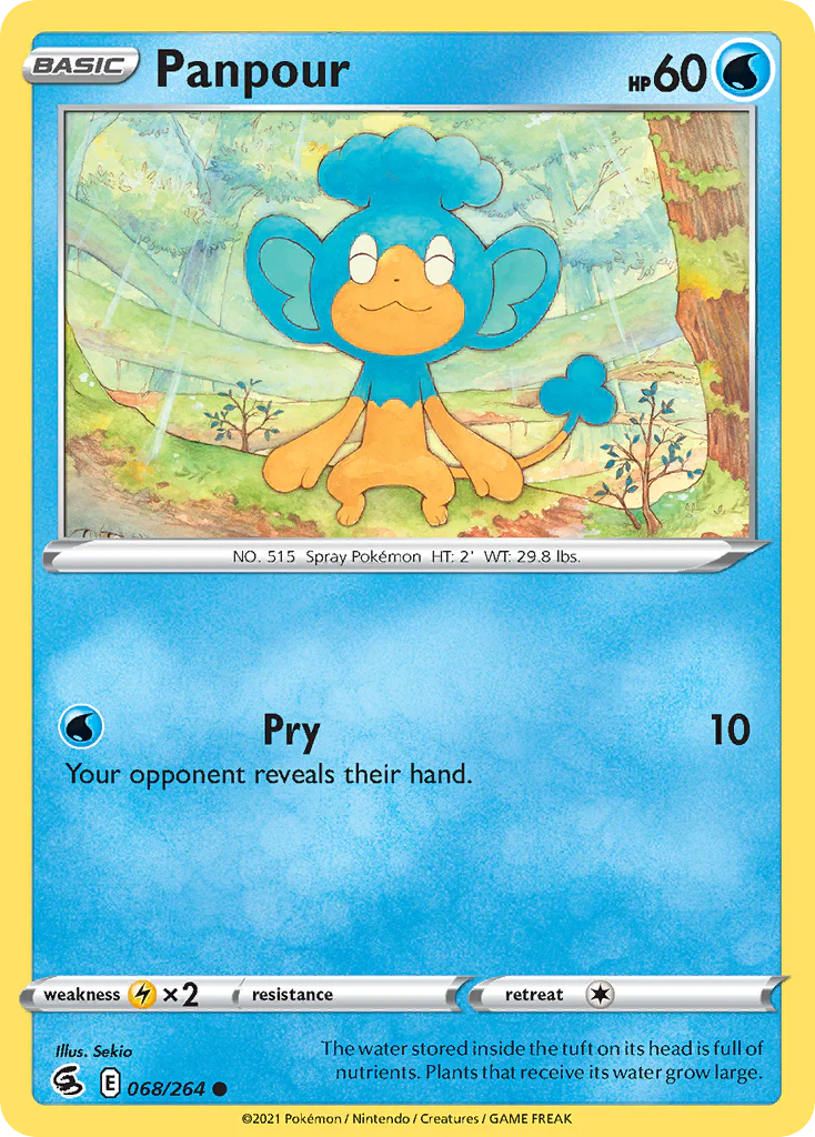 Panpour (68/264) - [Reverse Holo] Fusion Strike (FST)