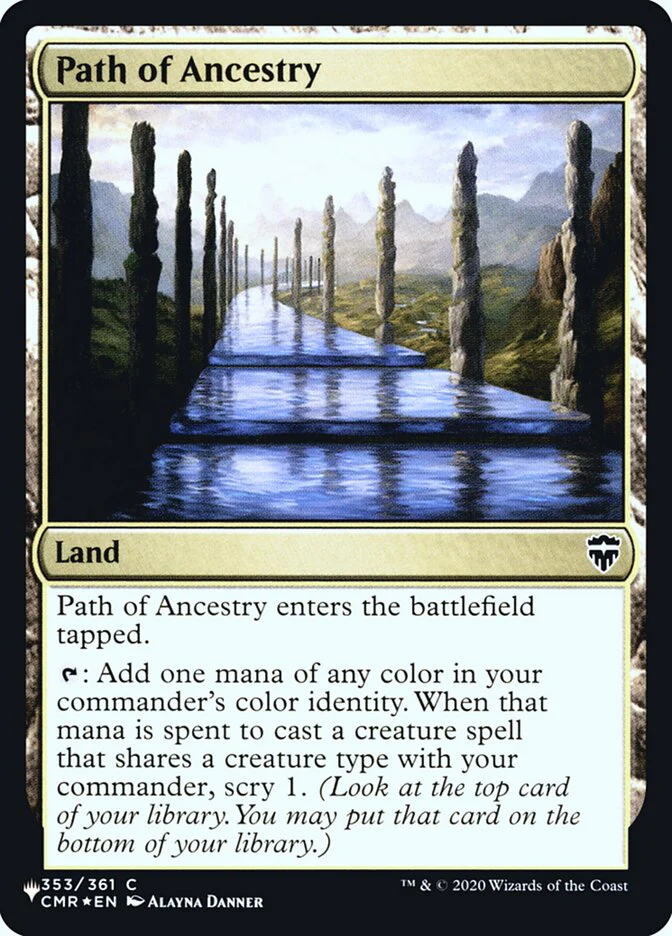 Path of Ancestry - [Foil] The List (PLST)