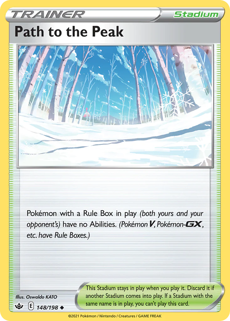 Path to the Peak (148/198) - [Reverse Holo] Chilling Reign (CRE)