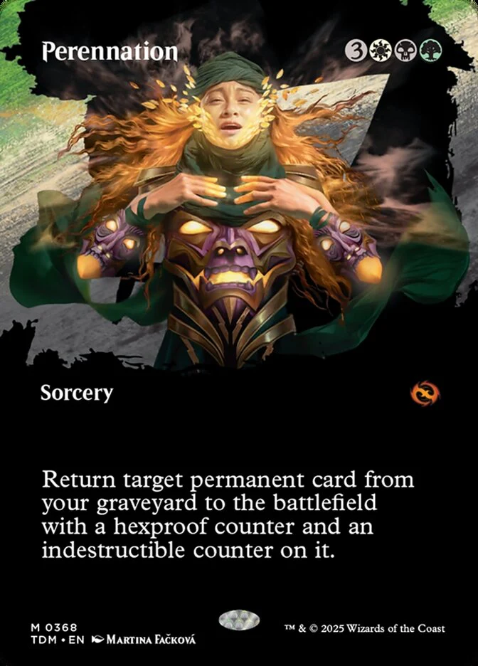 Perennation (368) - [Foil, Showcase] Tarkir: Dragonstorm (TDM)