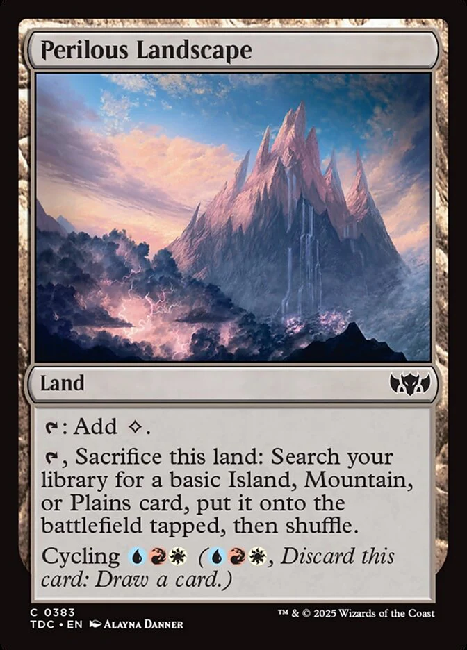 Perilous Landscape - Tarkir: Dragonstorm Commander (TDC)