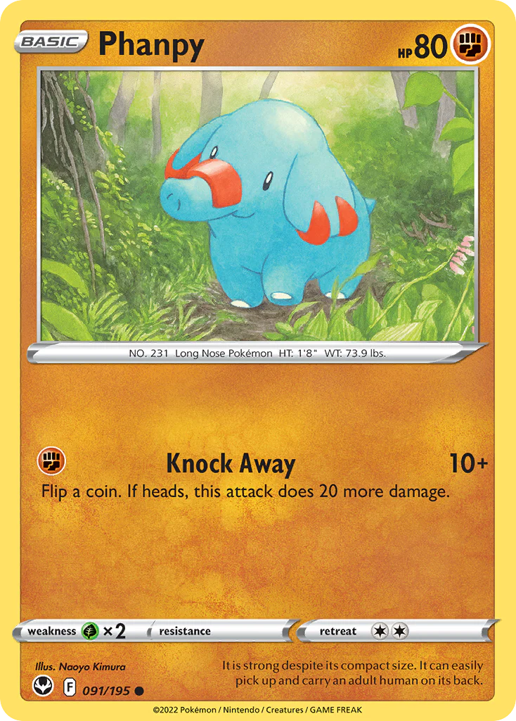 Phanpy (91/195) - Silver Tempest (SIT)