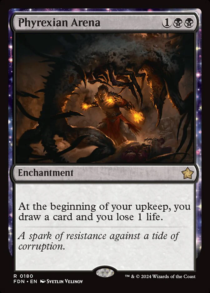 Phyrexian Arena - [Foil] Foundations (FDN)