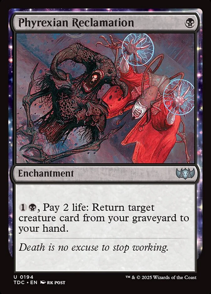 Phyrexian Reclamation - Tarkir: Dragonstorm Commander (TDC)
