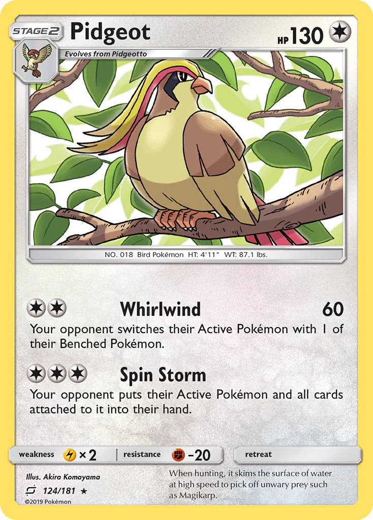 Pidgeot (124/181) - Team Up (TEU)