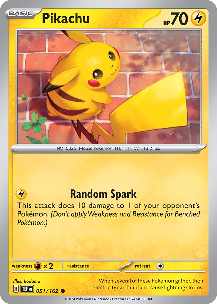 Pikachu (51/162) - Temporal Forces (TEF)