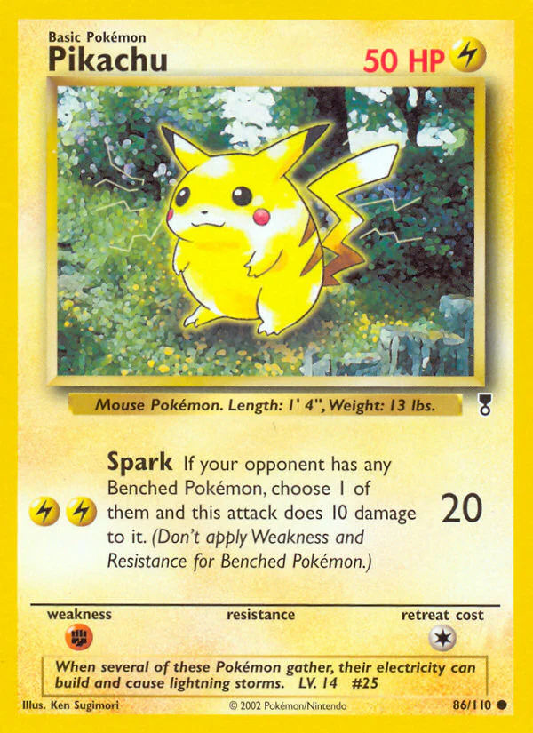 Pikachu (86/110) - Legendary Collection (LC)