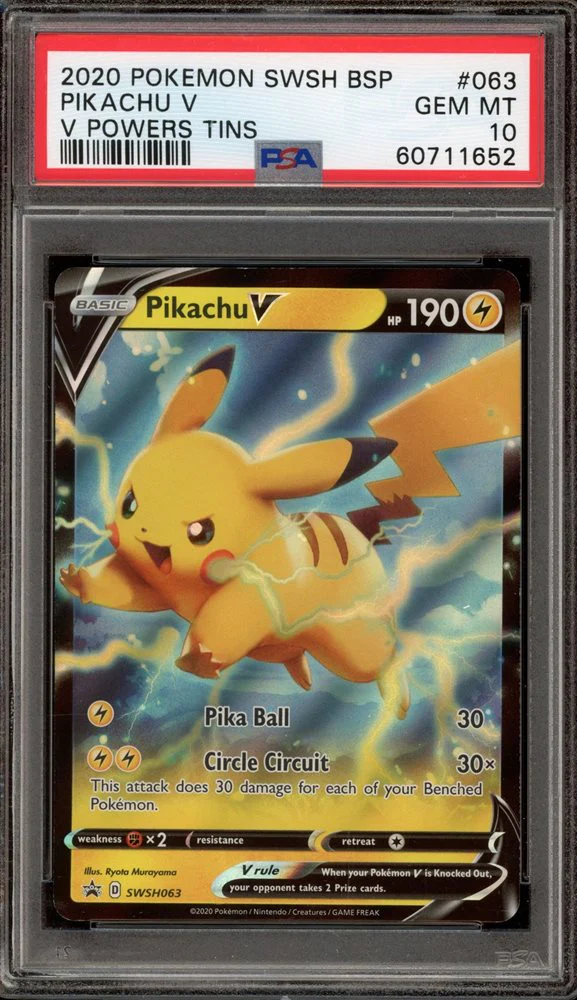 Pikachu V #SWSH063 - [Graded PSA 10]  SWSH: Sword & Shield Promo Cards (SWSD)