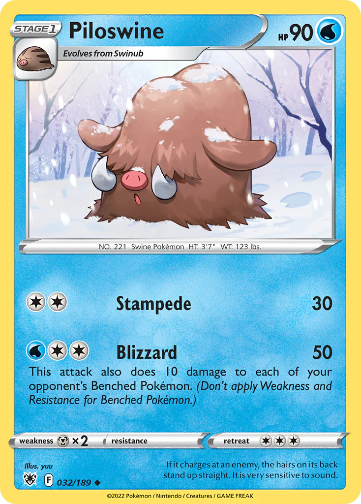 Piloswine (32/189) - Astral Radiance (ASR)