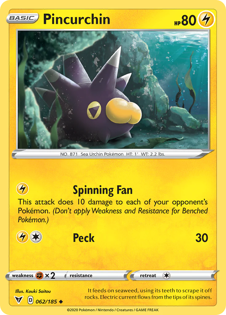Pincurchin (62/185) - Vivid Voltage (VIV)