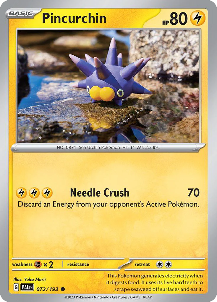 Pincurchin (72/193) - [Reverse Holo] Paldea Evolved (PAL)