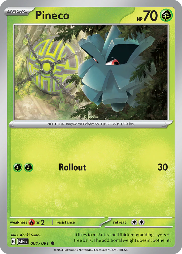 Pineco (1/91) - Paldean Fates (PAF)