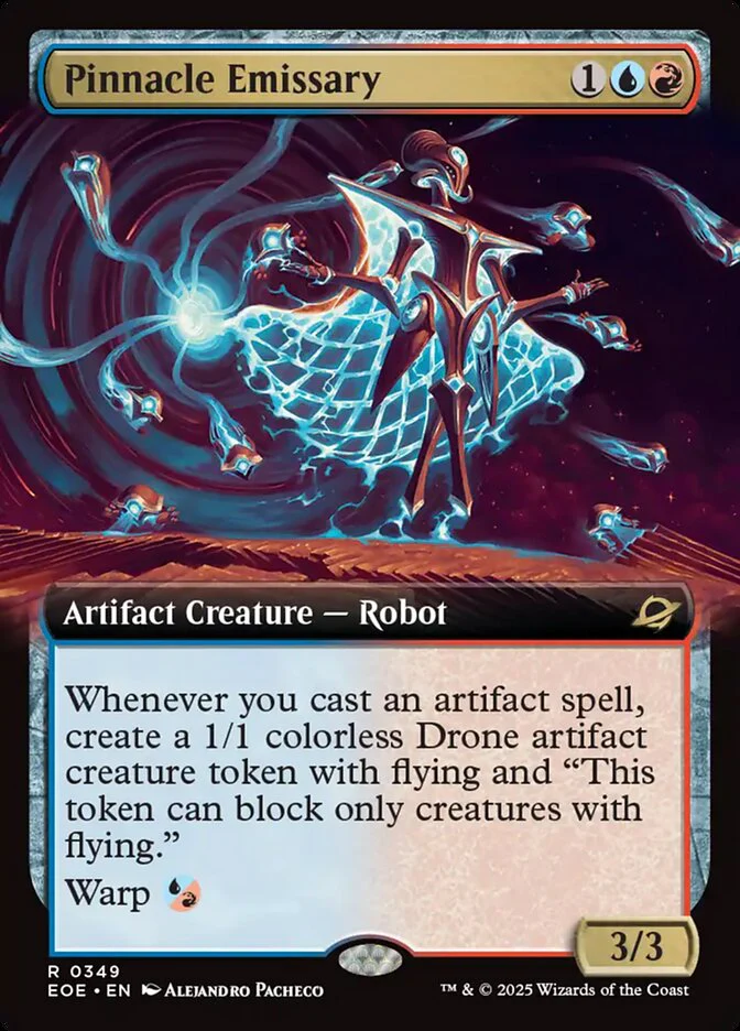 Pinnacle Emissary (349) - [Foil, Extended Art] Edge of Eternities (EOE)