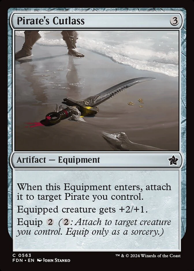 Pirate's Cutlass - Foundations (FDN)
