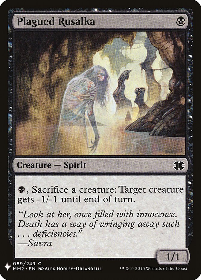 Plagued Rusalka - The List (PLST)