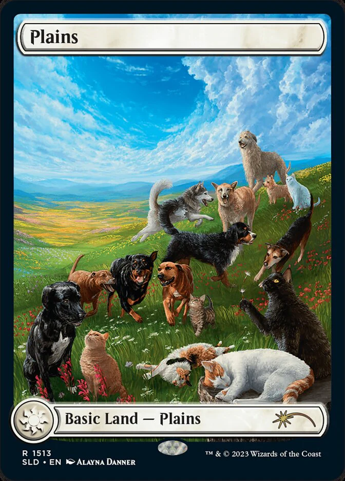 Plains (1513) - [Foil, Full Art] Secret Lair Drop (SLD)