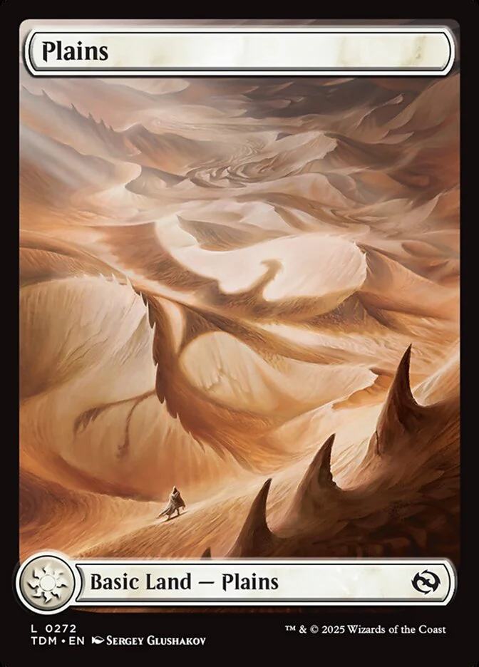 Plains (272) - [Full Art] Tarkir: Dragonstorm (TDM)