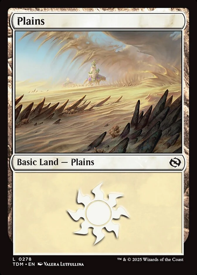 Plains (278) - [Foil] Tarkir: Dragonstorm (TDM)