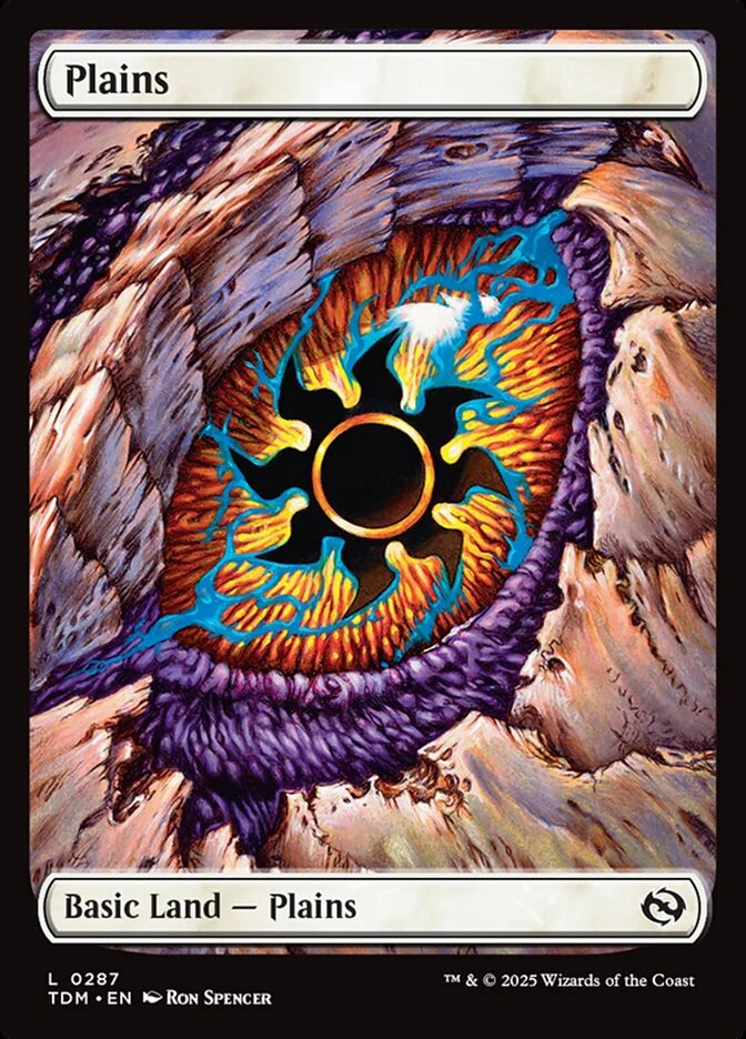 Plains (287) - [Full Art] Tarkir: Dragonstorm (TDM)