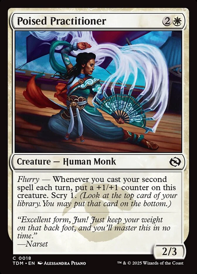 Poised Practitioner (18) - [Foil] Tarkir: Dragonstorm (TDM)