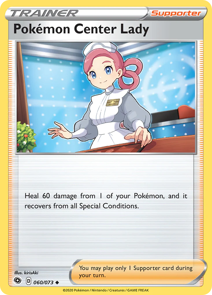 Pokemon Center Lady (60/73) - Champion's Path (CPA)