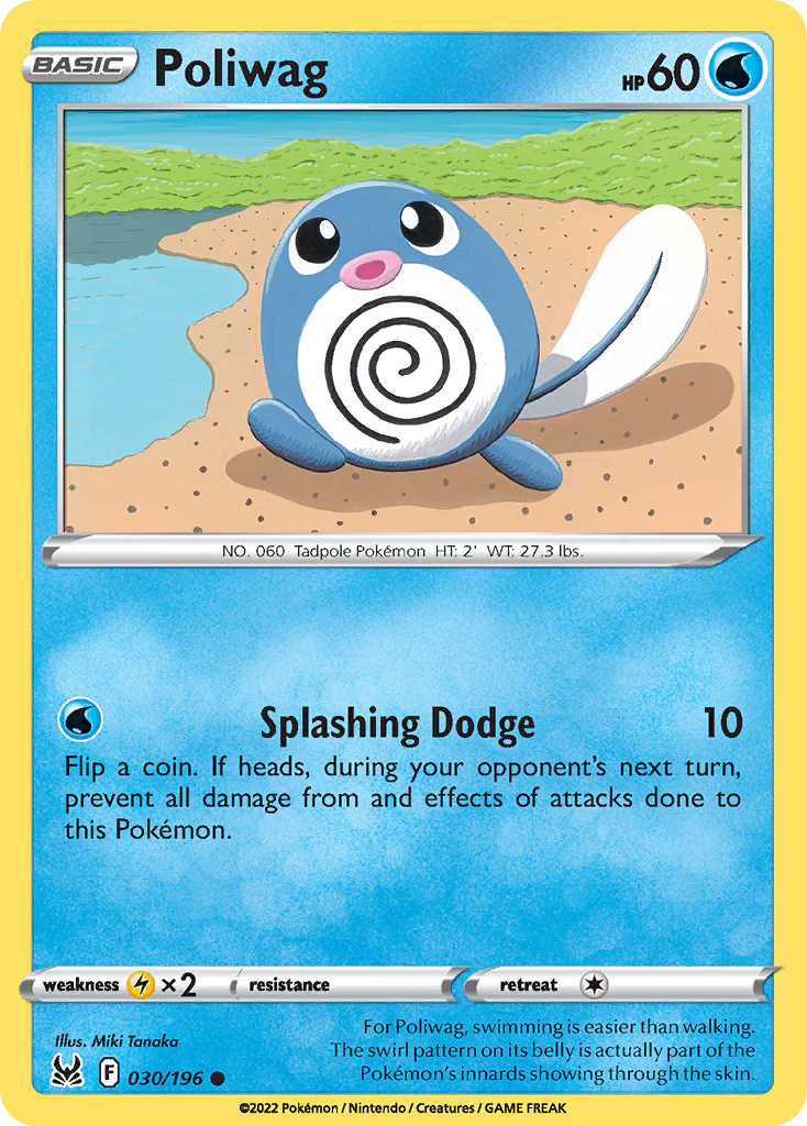 Poliwag (30/196) - [Reverse Holo] Lost Origin (LOR)