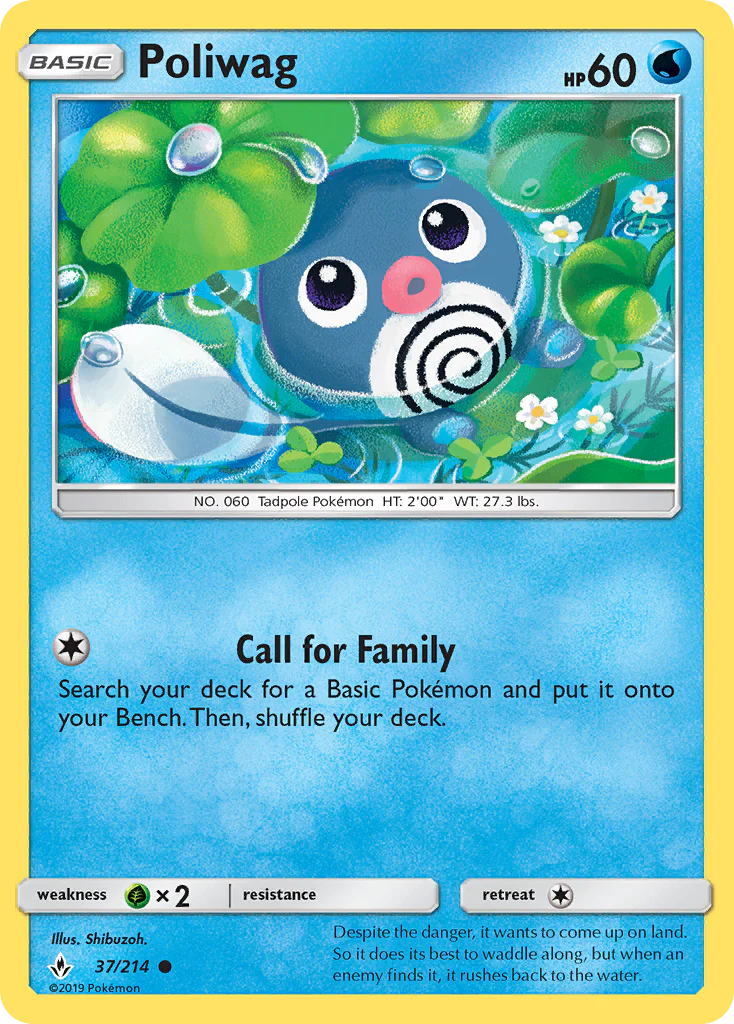 Poliwag (37/214) - Unbroken Bonds (UNB)