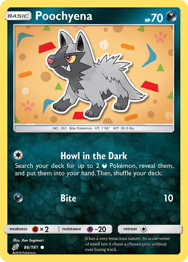Poochyena (86/181) - [Reverse Holo] Team Up (TEU)