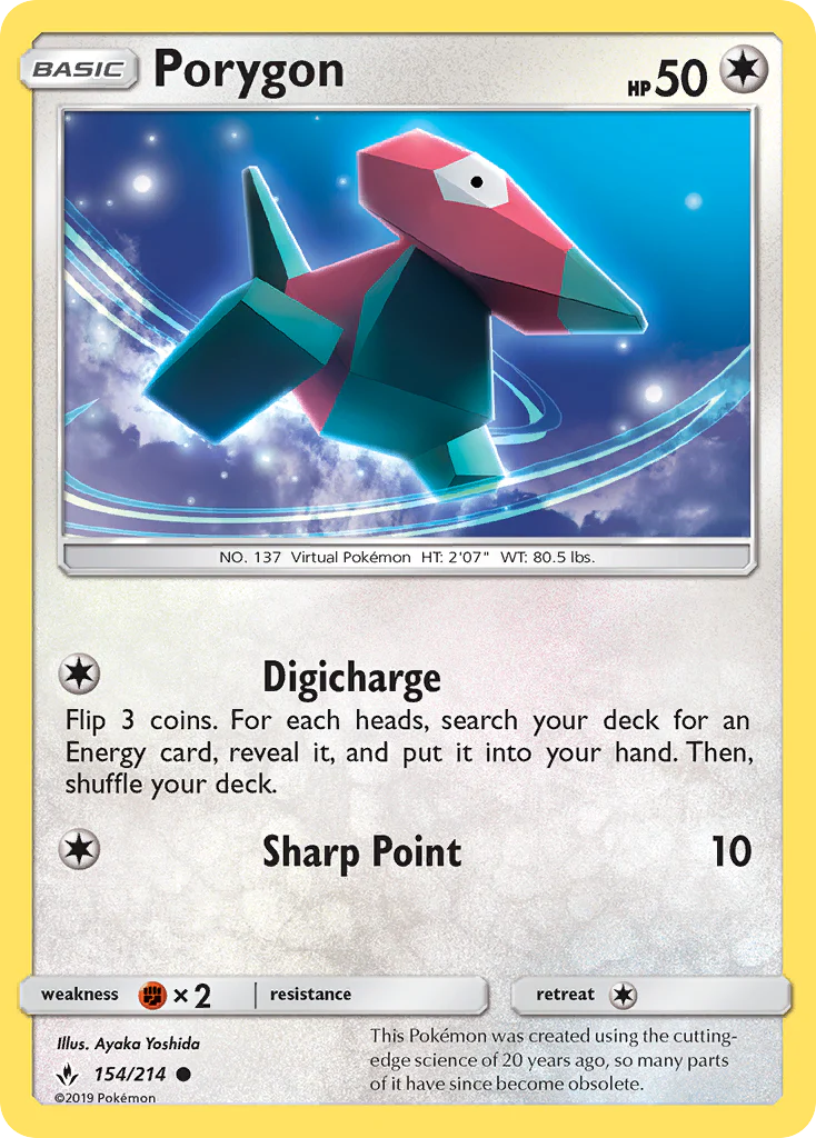 Porygon (154/214) - Unbroken Bonds (UNB)