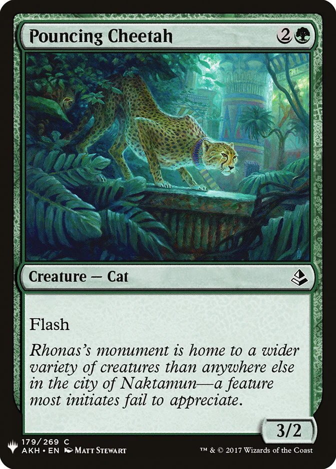 Pouncing Cheetah - The List (PLST)