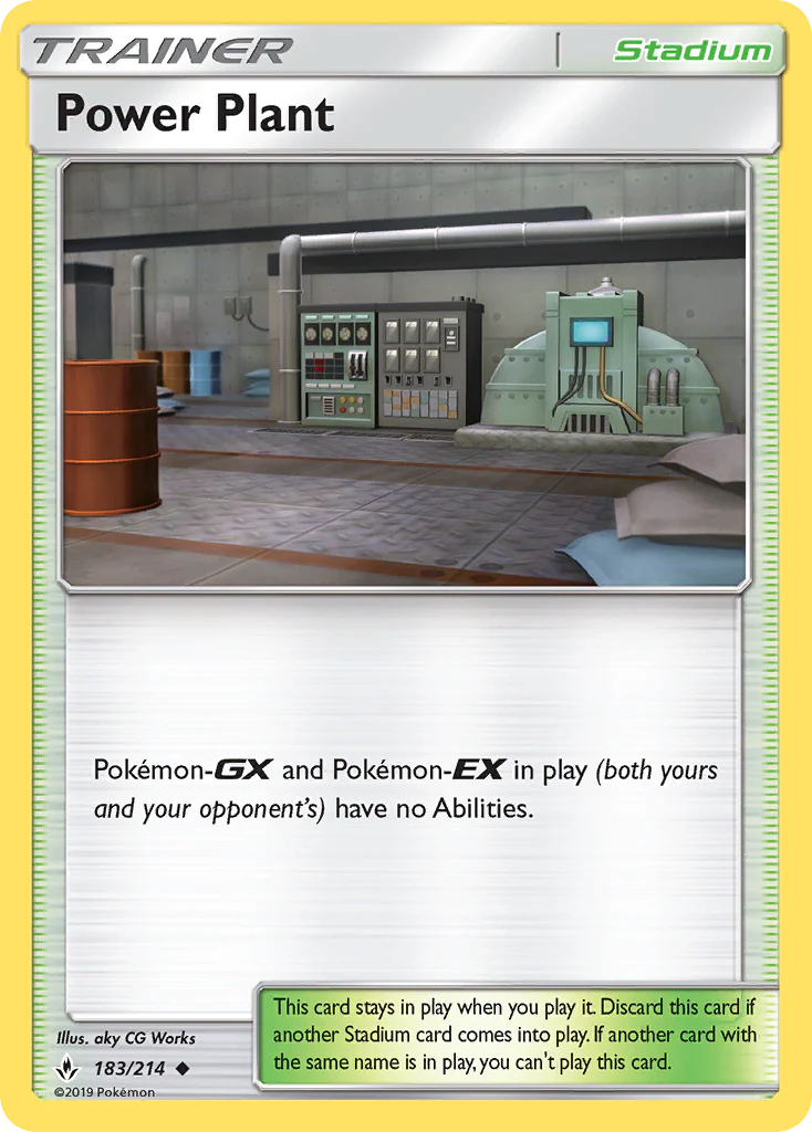 Power Plant (183/214) - [Reverse Holo] Unbroken Bonds (UNB)