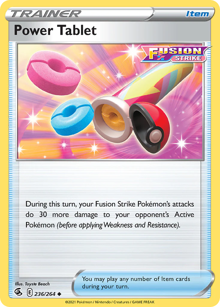 Power Tablet (236/264) - [Reverse Holo] Fusion Strike (FST)