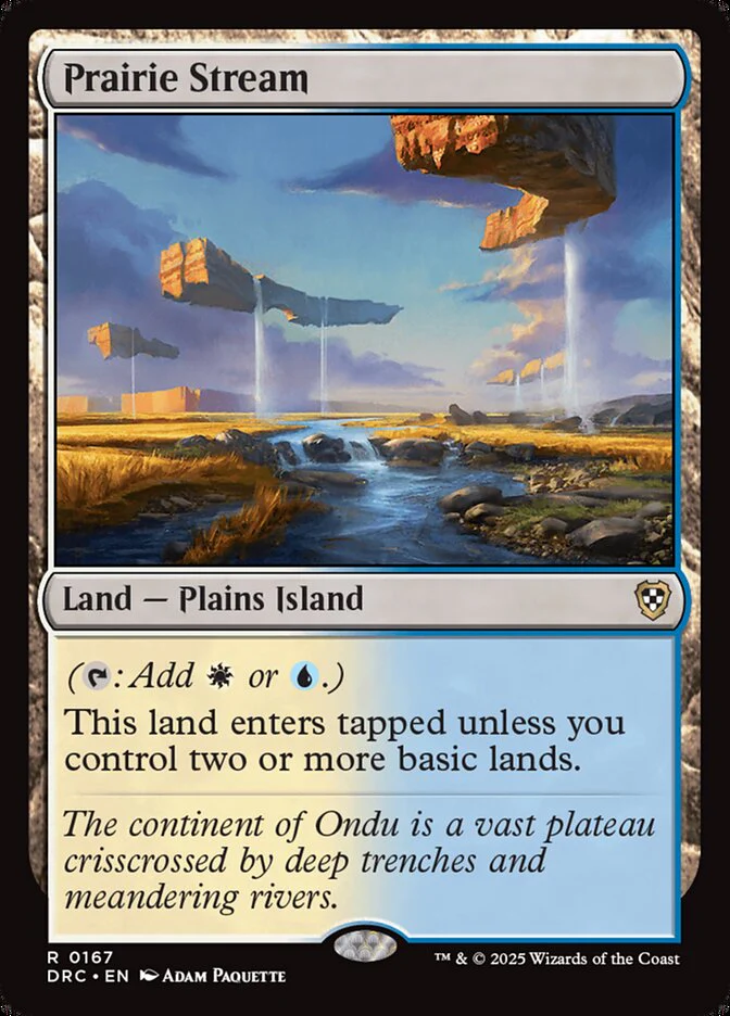Prairie Stream - Aetherdrift Commander (DRC)