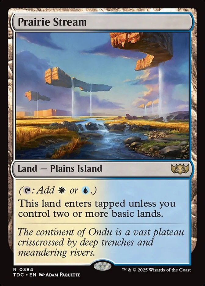 Prairie Stream - Tarkir: Dragonstorm Commander (TDC)
