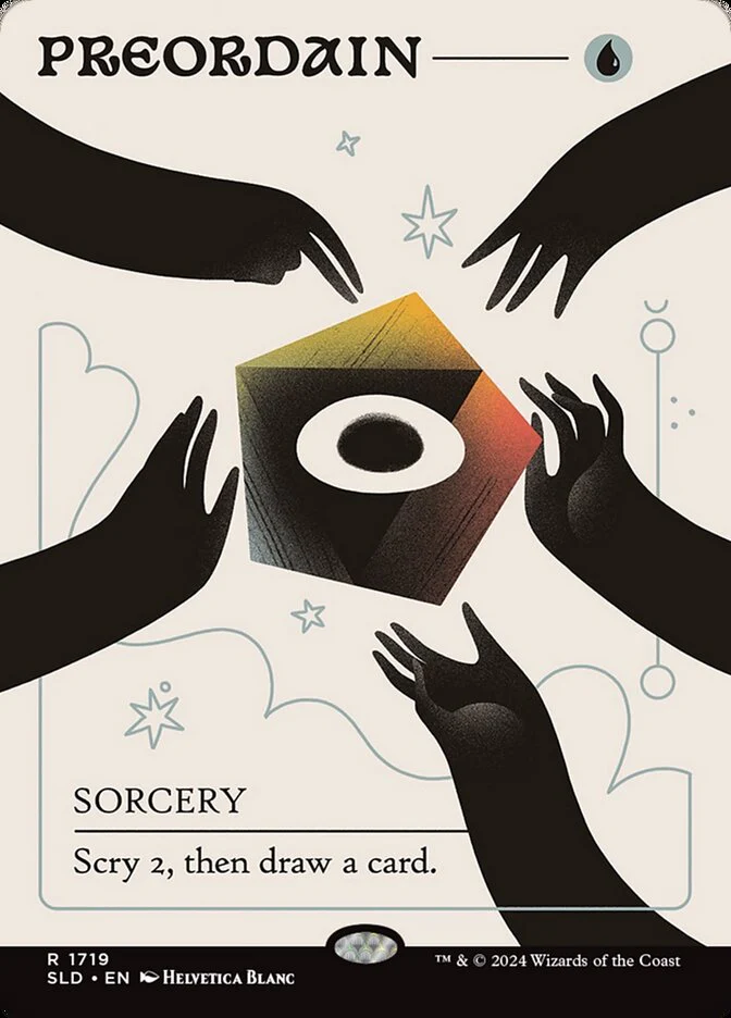 Preordain (1719) - [Borderless] Secret Lair Drop (SLD)