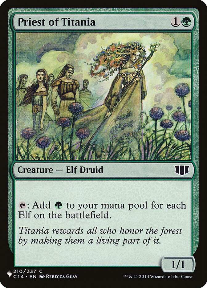 Priest of Titania - The List (PLST)