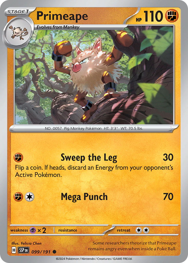 Primeape (99/191) - Surging Sparks (SSP)