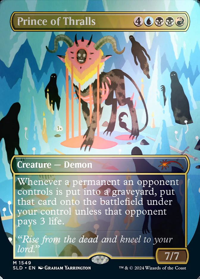 Prince of Thralls (1549‚òÖ) - [Foil, Borderless] Secret Lair Drop (SLD)