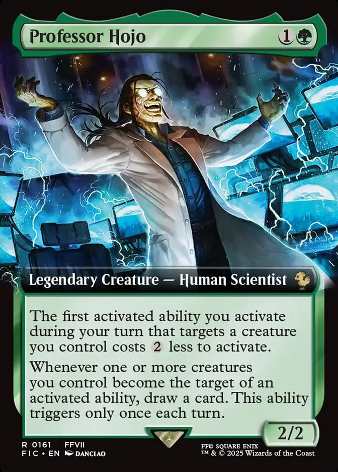 Professor Hojo (161) - [Foil, Extended Art] Final Fantasy Commander (FIC)