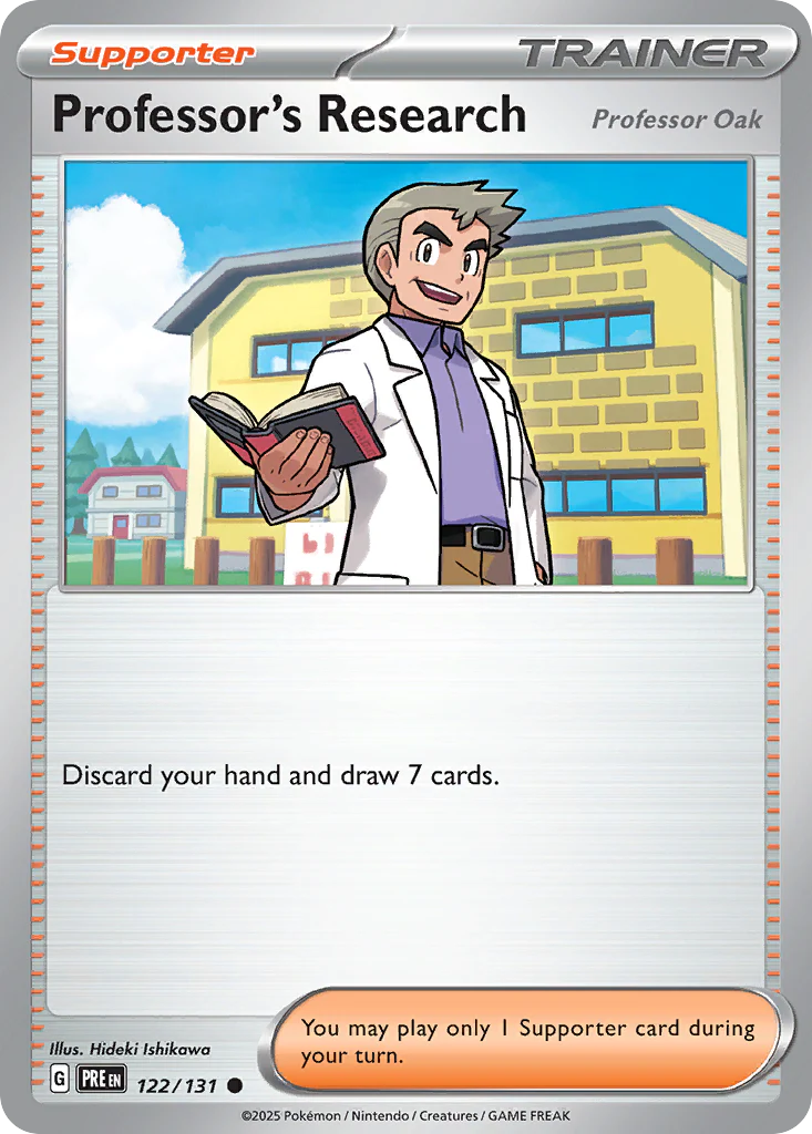 Professor's Research (122/131) - [Reverse Holo] Prismatic Evolutions (PRE)